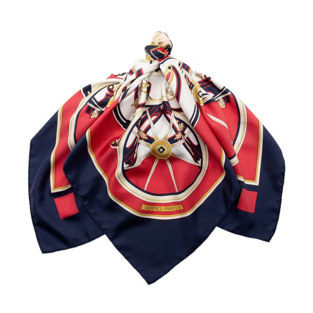 Hermes Silk Washington's Carriage 90cm Scarf - Picture 2 of 8